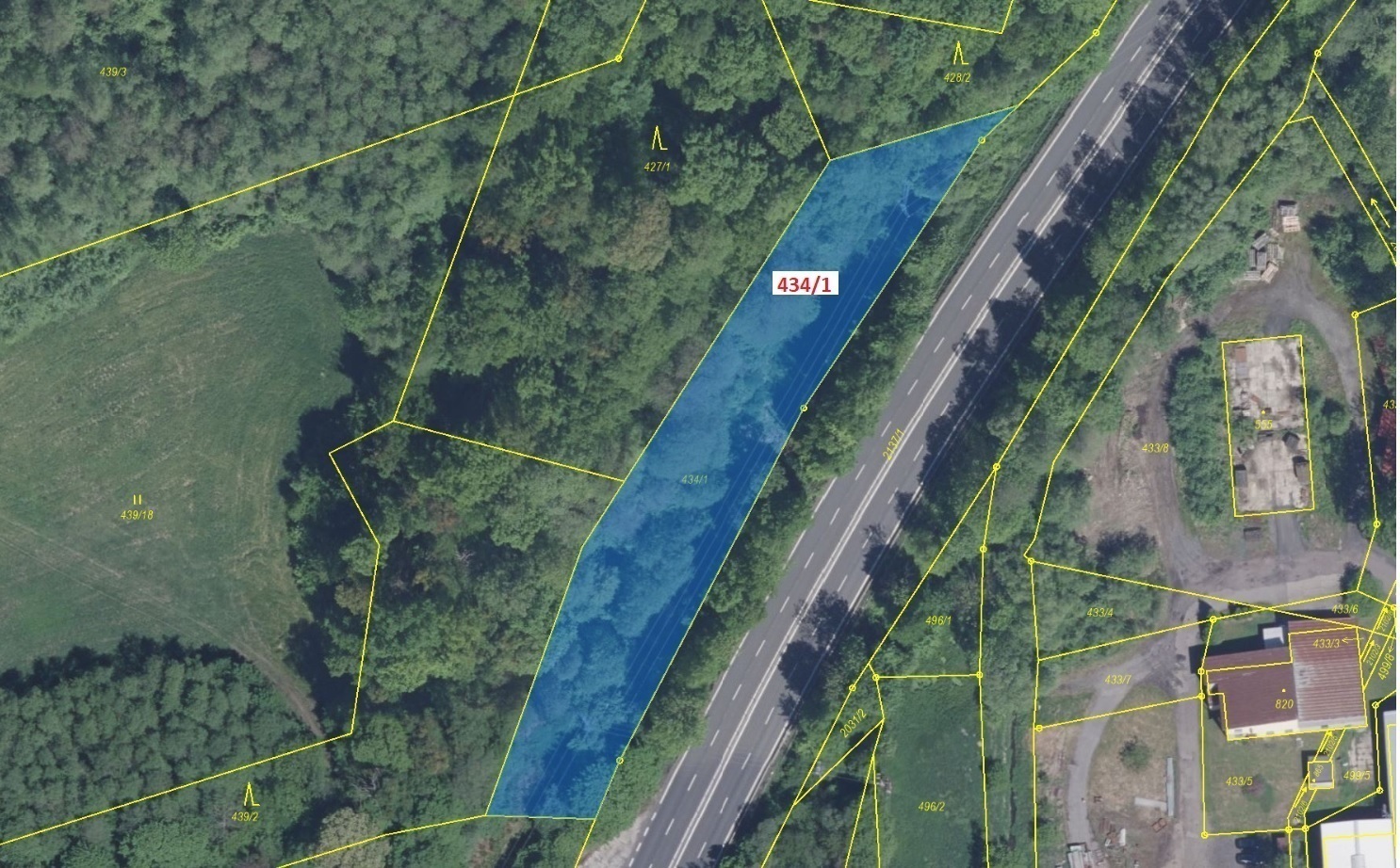 Ostatní plocha o výměře 2788 m2, podíl 1/1, katastrální území Metylovice, obec Metylovice, obec s ro