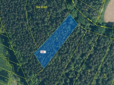 Prodej pozemku, les, 2 657 m²