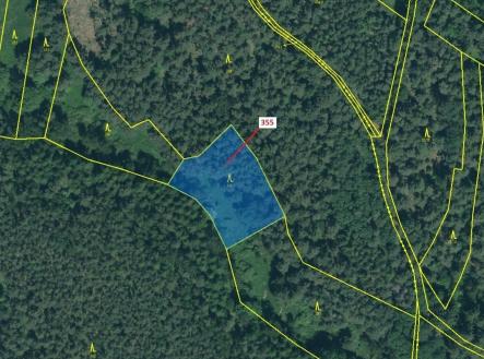 Prodej pozemku, les, 1 924 m²