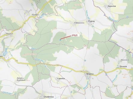 Prodej pozemku, les, 4 568 m²