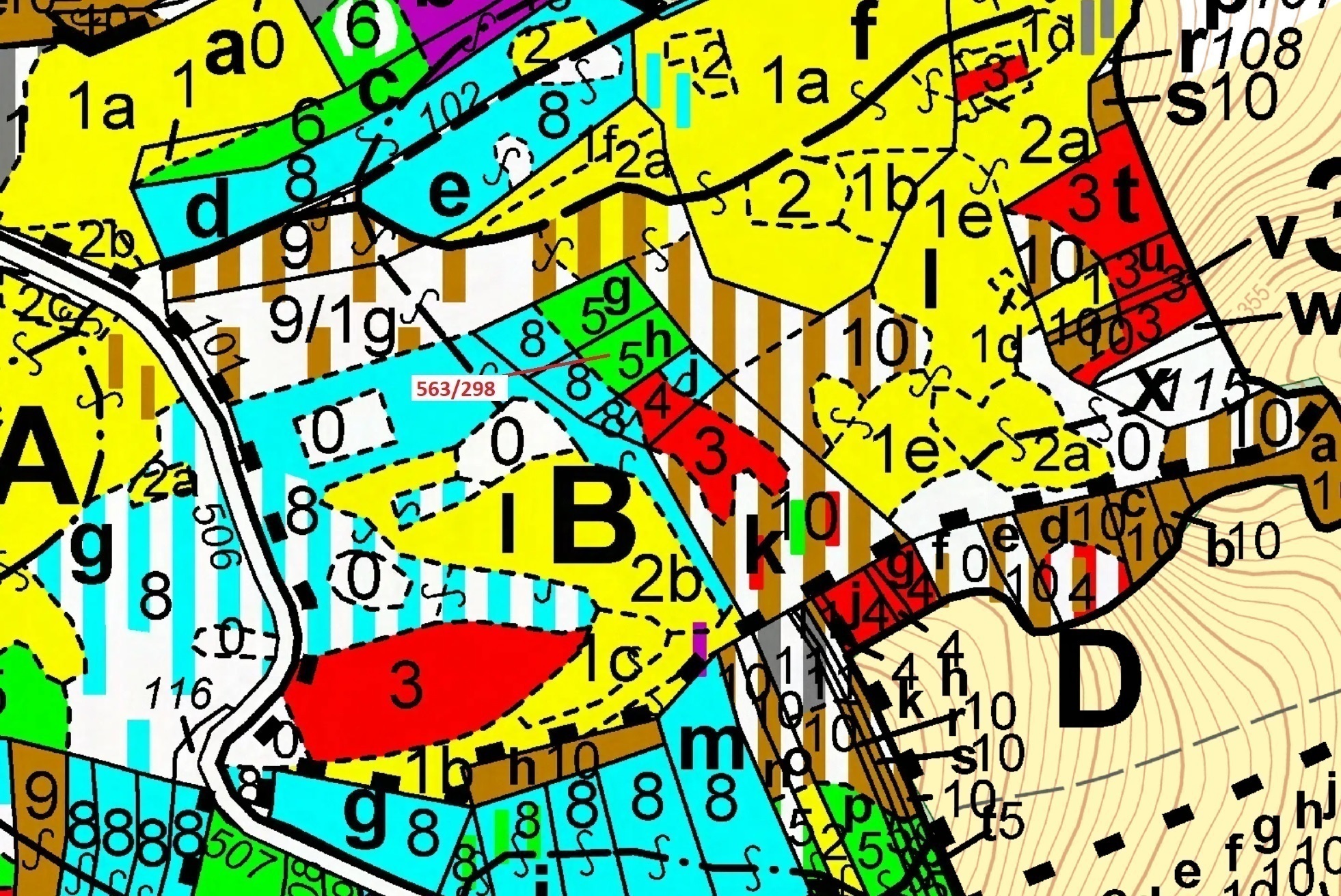Lesní pozemek o výměře 1372 m2, podíl 1/1, katastrální území Spešov, obec Spešov, obec s rozšířenou 
