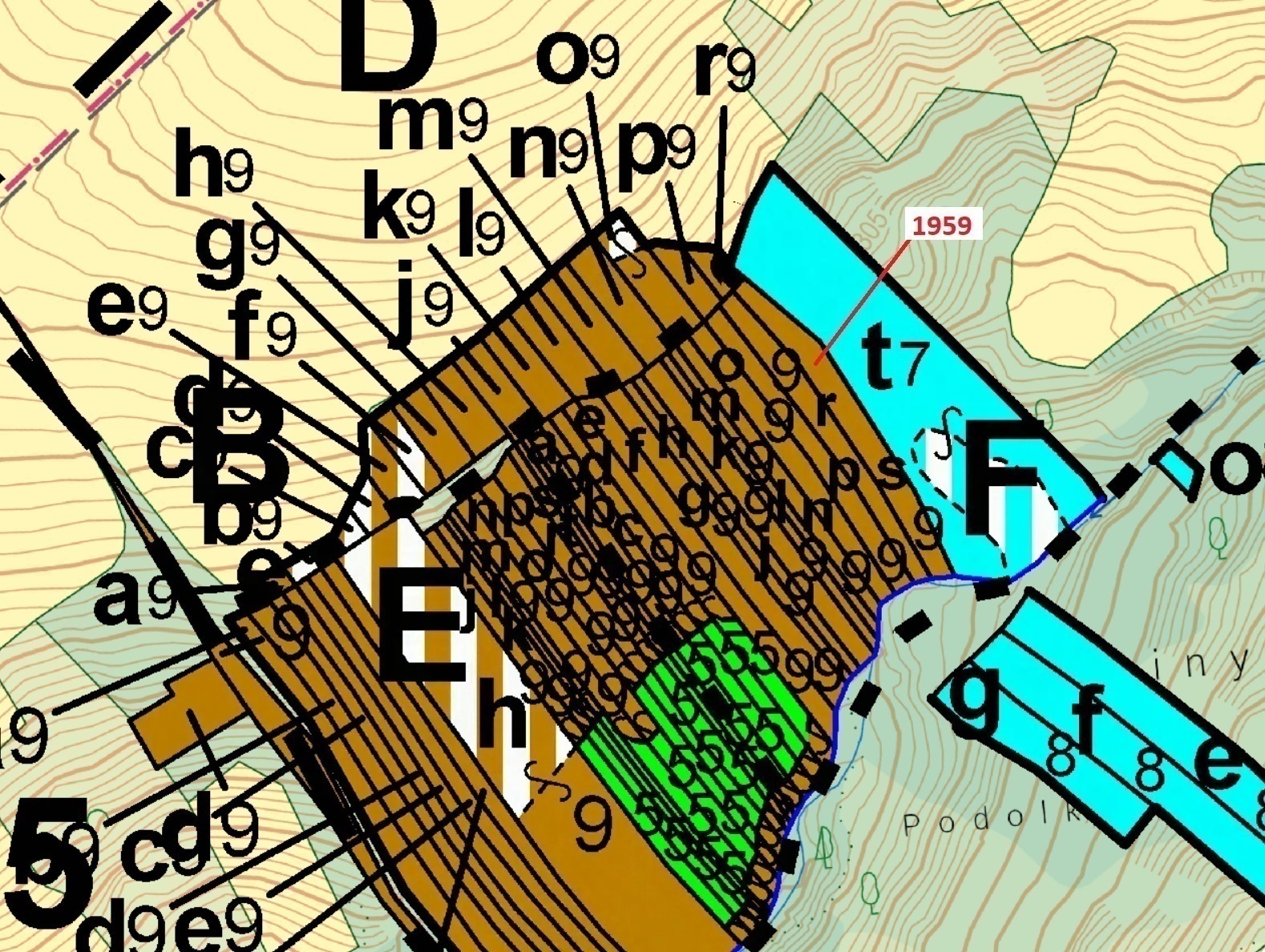 Lesní pozemek o výměře 1160 m2, podíl 1/1, katastrální území Kelníky, obec Kelníky, obec s rozšířeno