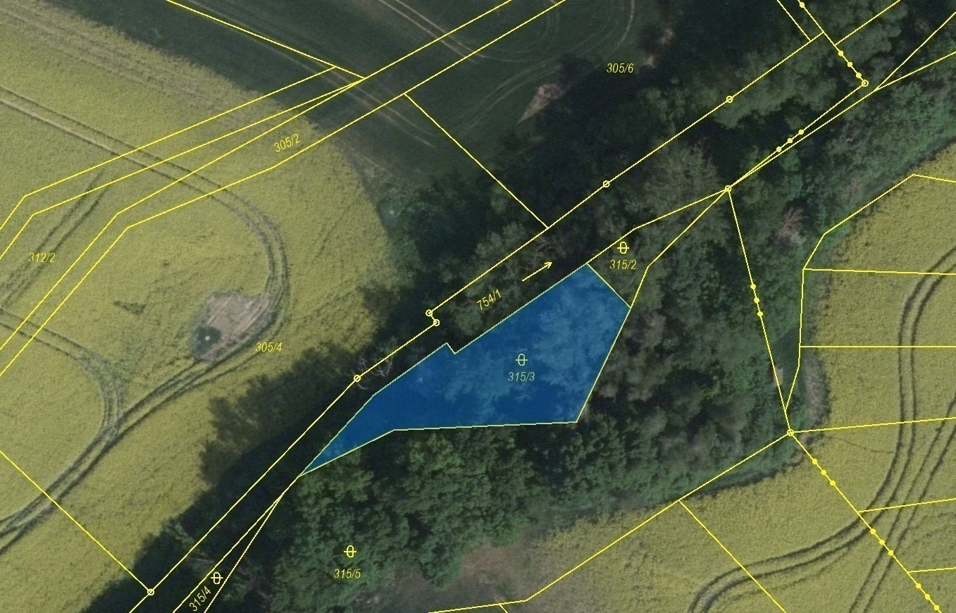 Ostatní plocha o výměře 798 m2, podíl 1/1, katastrální území Sedlec u Náměště nad Oslavou, obec Sedl