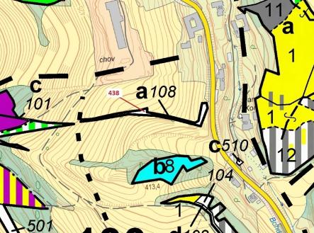 Prodej pozemku, les, 836 m²