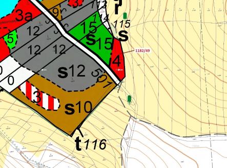 Prodej pozemku, les, 1 165 m²