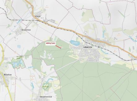 Prodej pozemku, les, 1 702 m²