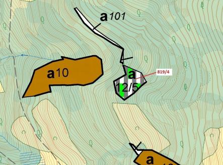 Prodej pozemku, les, 2 875 m²