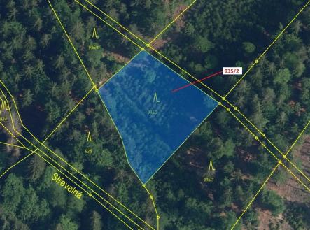 Prodej pozemku, les, 1 684 m²