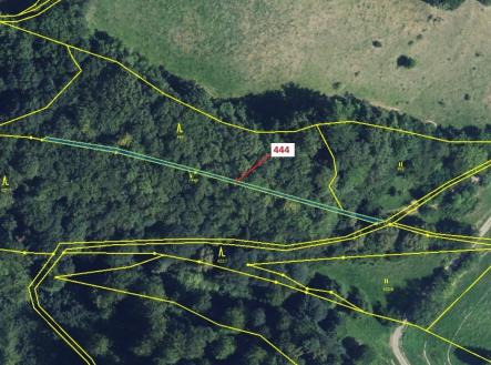 Prodej pozemku, les, 302 m²