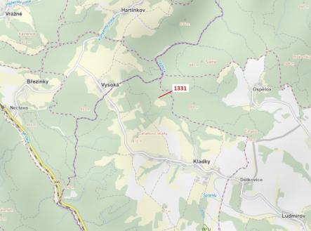 Prodej pozemku, les, 183 m²