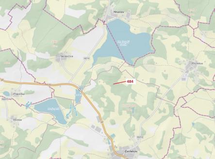 Prodej pozemku, les, 90 m²