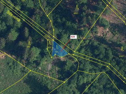 Prodej pozemku, les, 151 m²