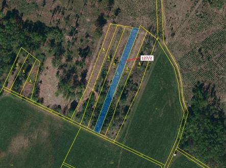 Prodej pozemku, les, 1 615 m²