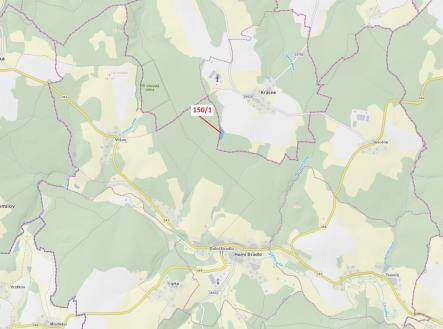 Prodej pozemku, les, 6 169 m²