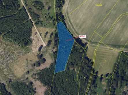 Prodej pozemku, les, 6 169 m²