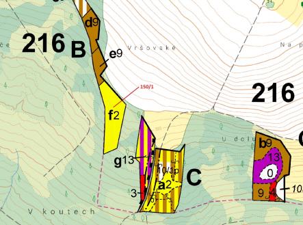 Prodej pozemku, les, 6 169 m²