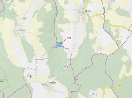 Prodej pozemku, les, 25 540 m²