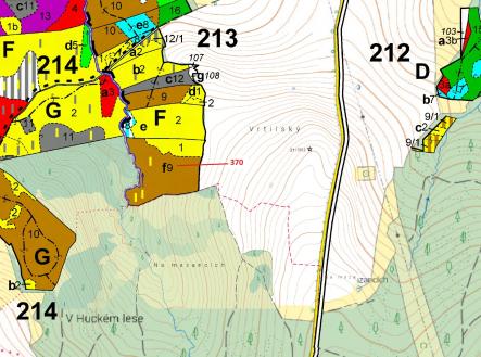 Prodej pozemku, les, 25 540 m²