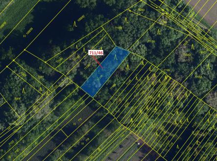 Prodej pozemku, les, 569 m²