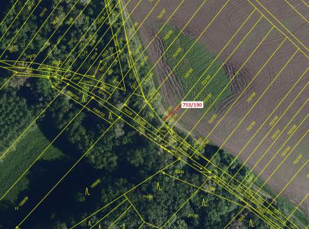 Prodej pozemku, les, 3 m²