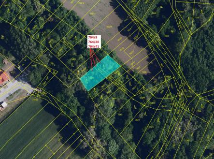 Prodej pozemku, les, 702 m²