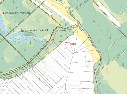 Prodej pozemku, les, 574 m²