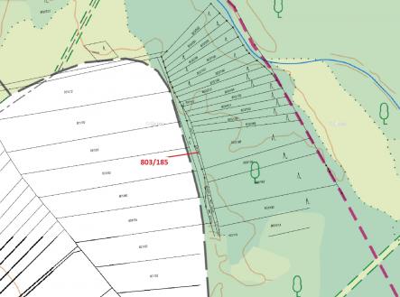 Prodej pozemku, les, 31 m²