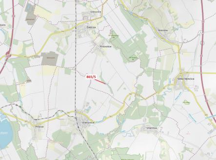 Prodej pozemku, les, 968 m²