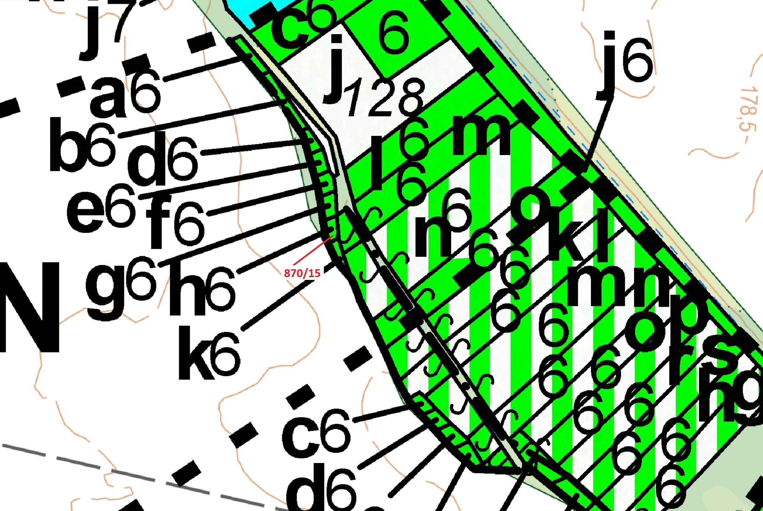 Lesní pozemky o výměře 60 m2, podíl 1/1, katastrální území Přísnotice, obec Přísnotice, obec s rozší