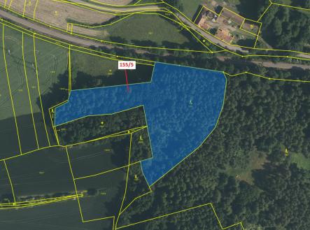 Prodej pozemku, les, 11 172 m²