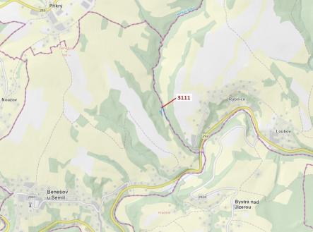 Prodej pozemku, les, 2 958 m²