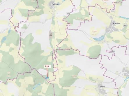 Prodej pozemku, les, 4 499 m²