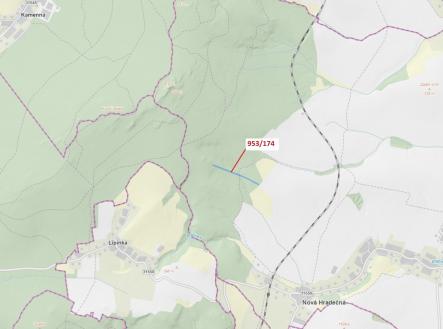 Prodej pozemku, les, 6 275 m²