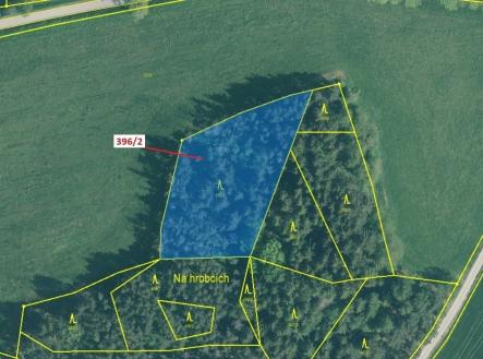 Prodej pozemku, les, 3 340 m²