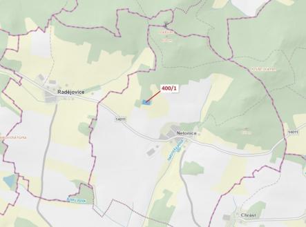 Prodej pozemku, les, 3 965 m²