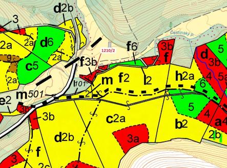 Prodej pozemku, les, 633 m²