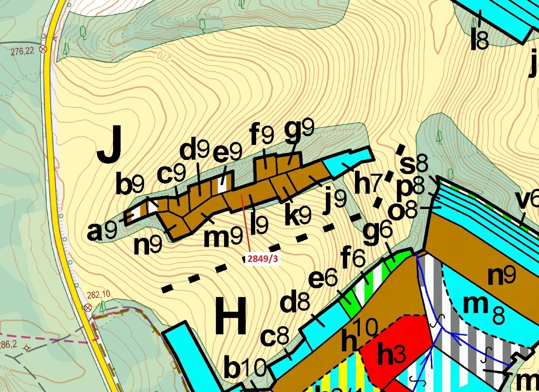 Lesní pozemek o výměře 1130 m2, podíl 1/1, katastrální území Píšť, obec Píšť, obec s rozšířenou půso