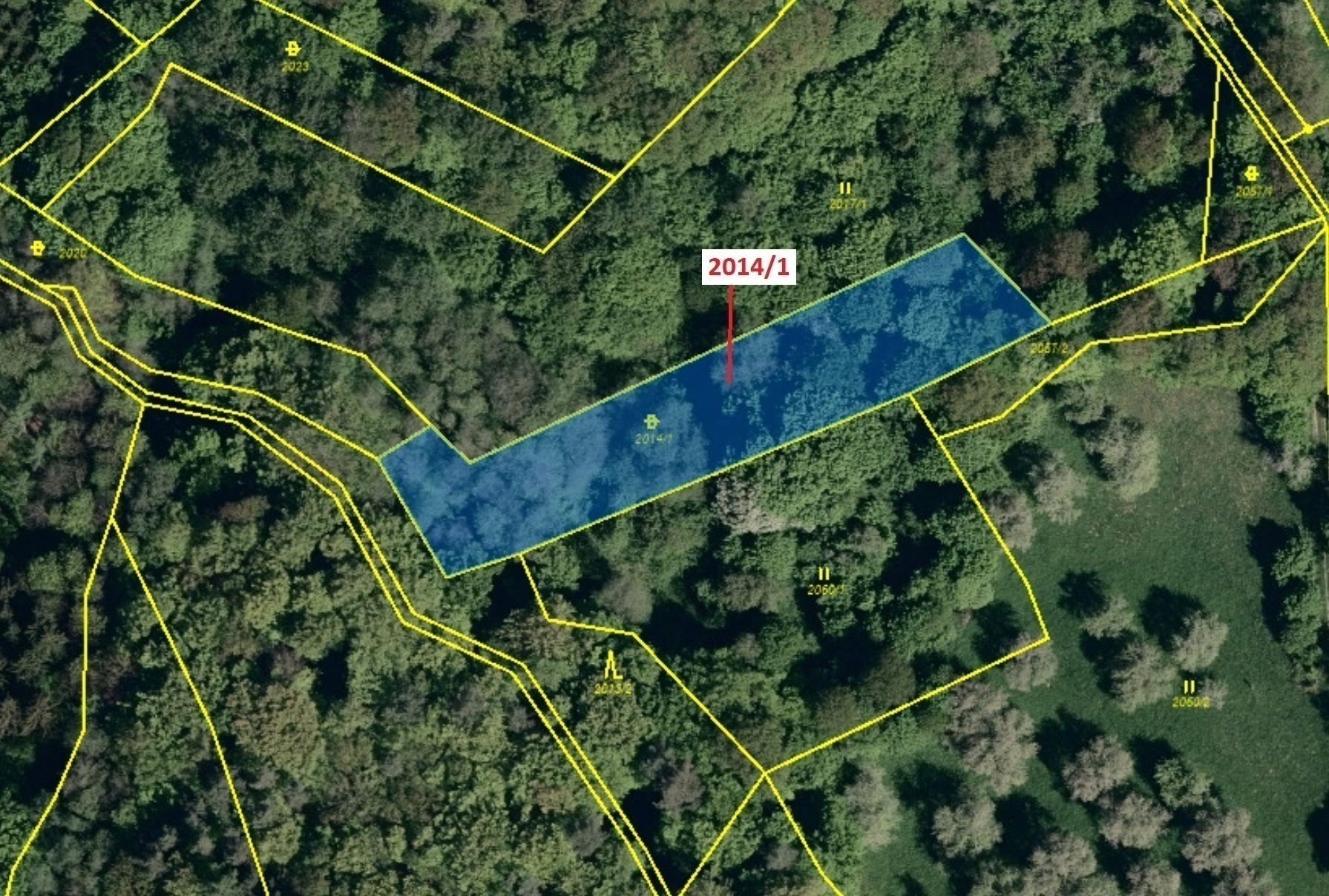 Ostatní plocha o výměře 1786 m2, podíl 1/1, katastrální území Slopné, obec Slopné, obec s rozšířenou