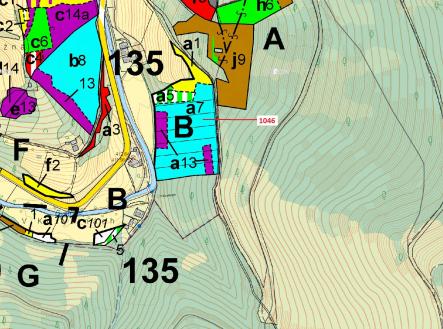 Prodej pozemku, les, 2 432 m²
