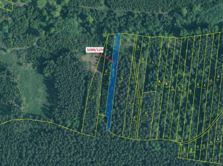 Prodej pozemku, les, 1 707 m²