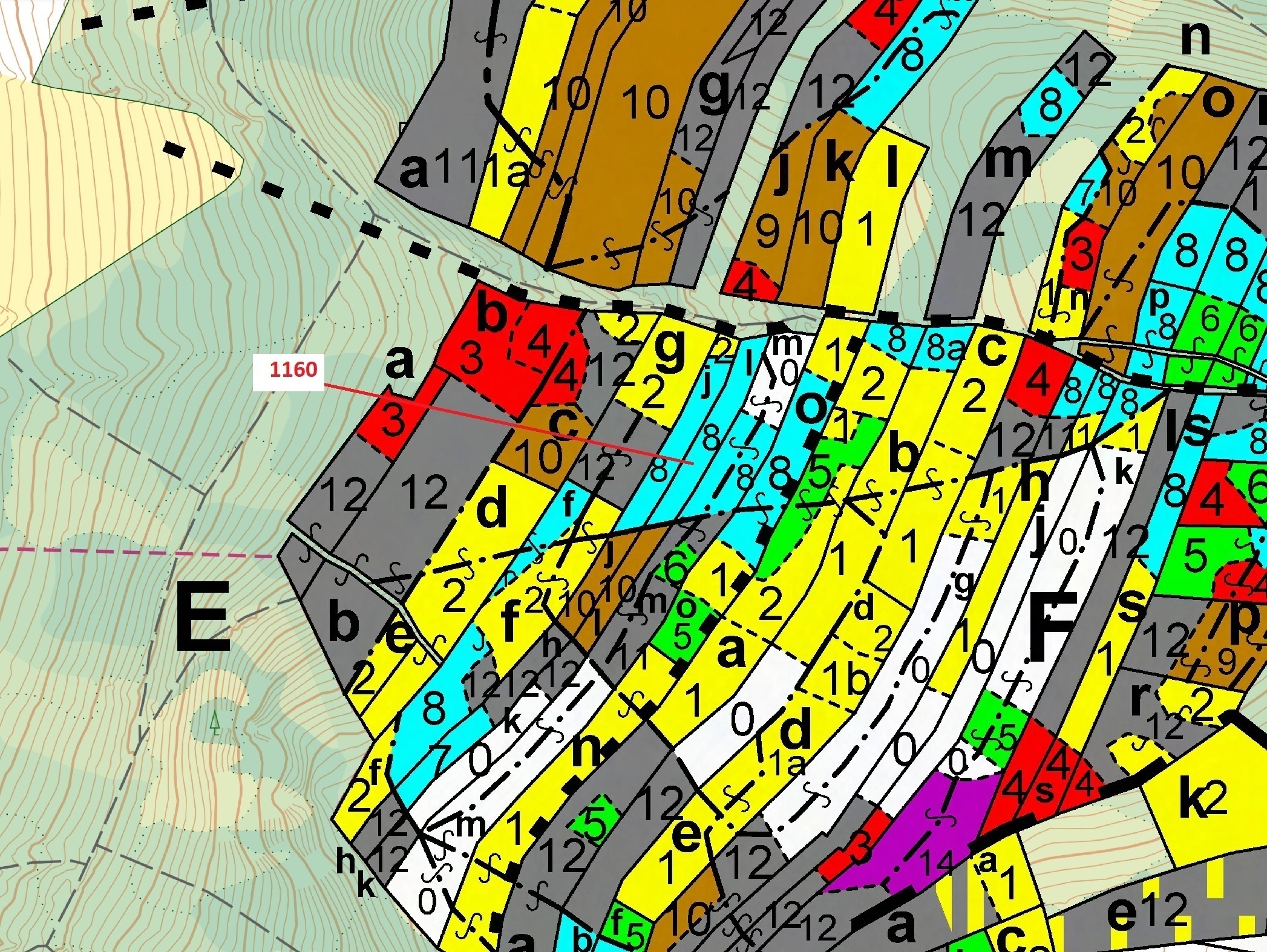 Lesní pozemek o výměře 2693 m2, podíl 1/1, katastrální území Vilice, obec Vilice, obec s rozšířenou 