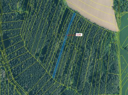 Prodej pozemku, les, 1 789 m²