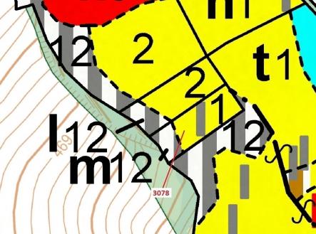 Prodej pozemku, les, 1 110 m²