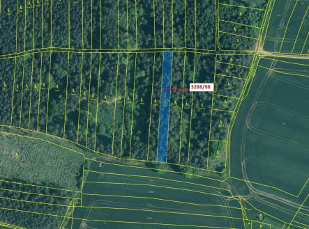 Prodej pozemku, les, 1 685 m²