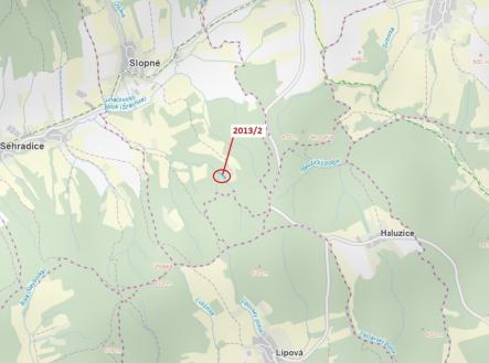 Prodej pozemku, les, 1 363 m²