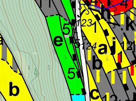 Prodej pozemku, les, 849 m²