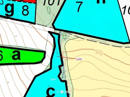 Prodej pozemku, les, 875 m²