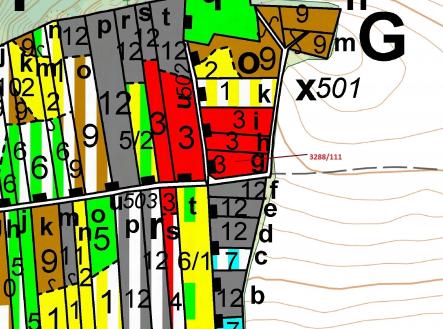 Prodej pozemku, les, 978 m²