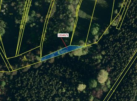 Prodej pozemku, les, 312 m²