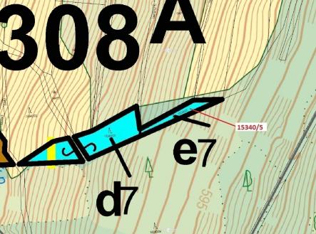 Prodej pozemku, les, 312 m²